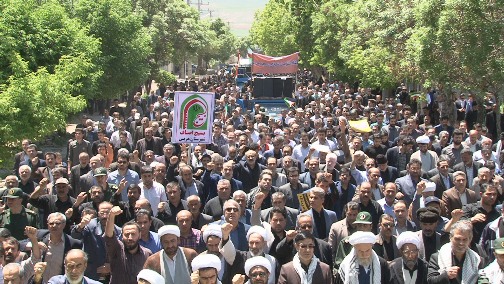 آغاز راهپیمایی روز قدس در آذربایجان شرقی+تصاویر
