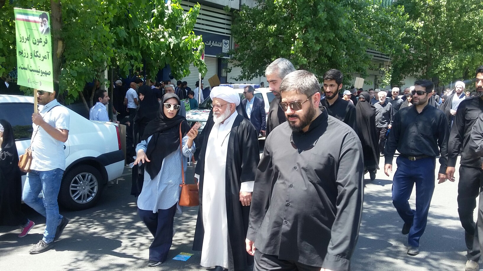 لحظه به لحظه با راهپیمایان روزه&zwnj;دار تهرانی در مراسم روز قدس