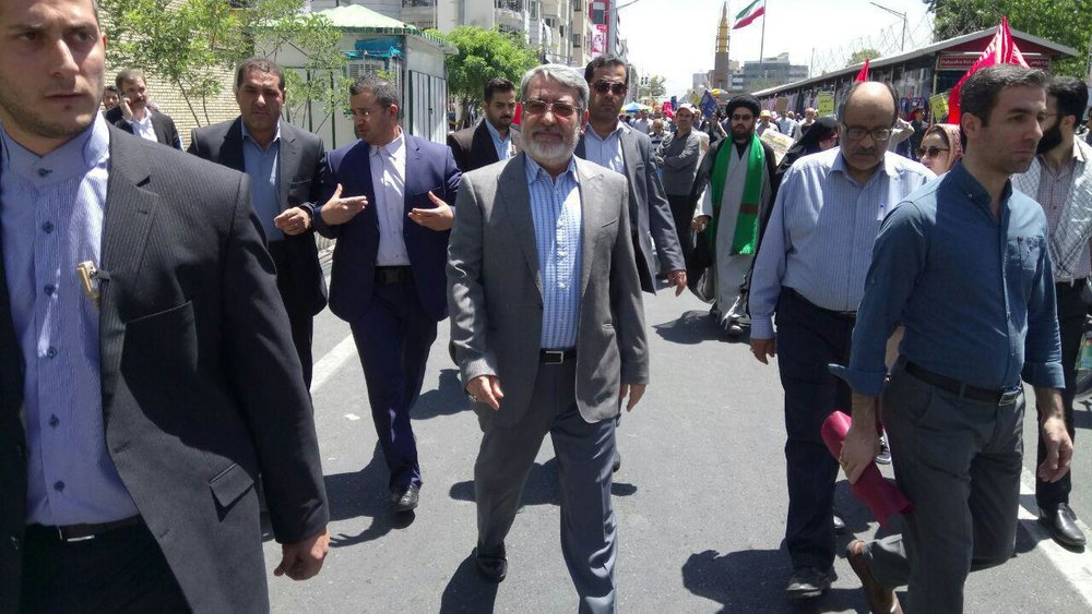 راهپیمایی روز قدس و دفاع از ملت های مظلوم از اصول ملت ایران است