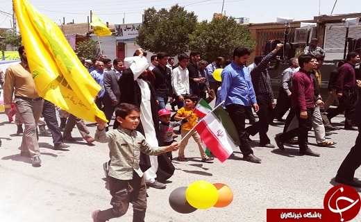 آغاز راهپیمایی روز قدس در شهرستان های یزد +تصاویر