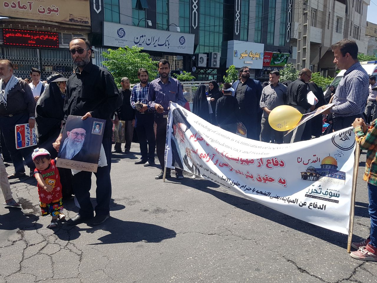 بازهم حضور پررنگ سمنانی های ولایت مدار در راهپیمایی روز قدس