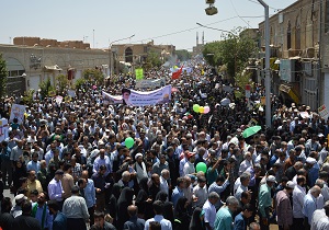 قرائت قطع نامه روز جهانی قدس در یزد