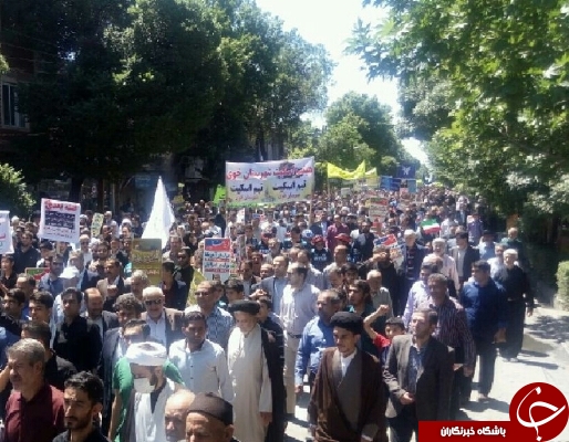 راهپیمایی روز قدس در شهرستانهای مختلف آذربایجان غربی+تصاویر