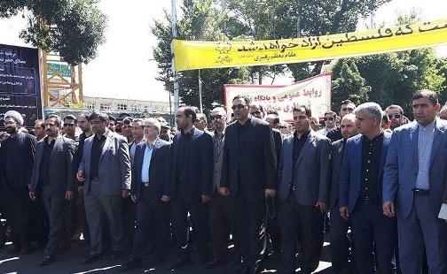 آغاز راهپیمایی روز قدس در آذربایجان شرقی+تصاویر