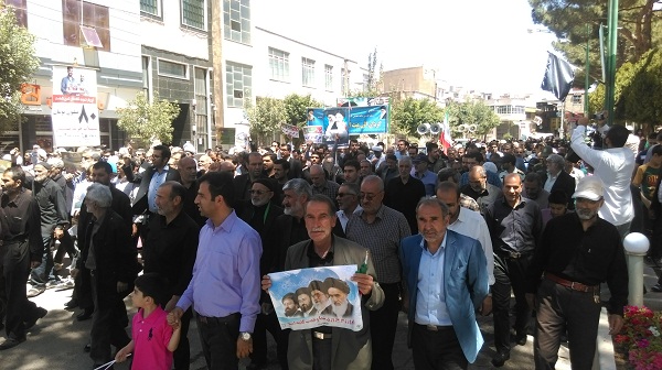 حضور پیر و جوان جلوه خاص راهپیمایی قدس ۹۷ در استان مرکزی + تصاویر حضور پیر و جوان جلوه خاص راهپیمایی قدس ۹۷ در استان مرکزی + تصاویر
