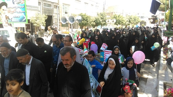 حضور پیر و جوان جلوه خاص راهپیمایی قدس ۹۷ در استان مرکزی + تصاویر