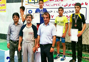 نتایج روز اول مسابقات کشتی آزاد قهرمانی نونهالان مازندران