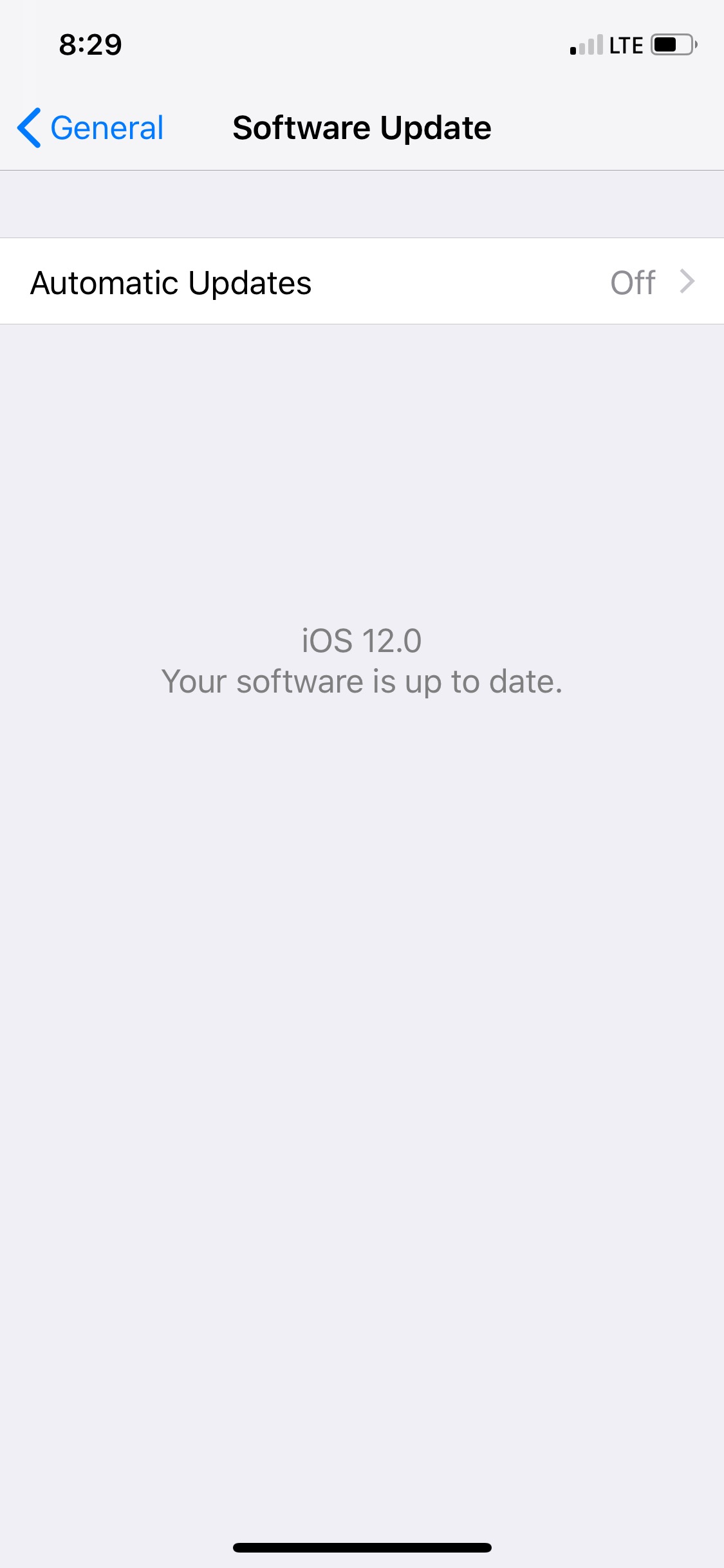 امکان به روز رسانی خودکار سیستم عامل در iOS 12