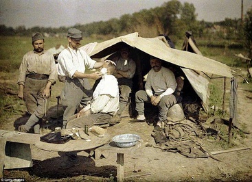 تصاویر رنگی دیده نشده از پایان جنگ جهانی اول