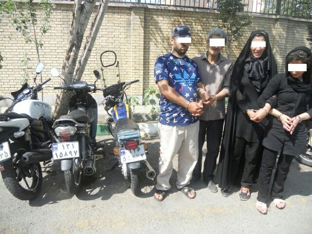 متلاشی شدن باند 4 نفره سرقت در تهران/ شناسایی طعمه در فضای مجازی + عکس