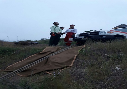سقوط مرد جوان به دره فلار الموت