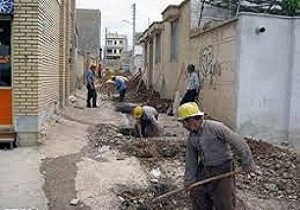 شبکه آب بافت فرسوده قزوین اصلاح می‌شود