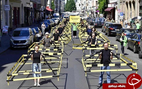 اعتراض جالب آلمانی&zwnj; ها به خودروهای تک سرنشین&zwnj; +عکس