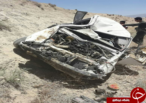 ۴ مجروح در واژگونی پراید ۴ مجروح در واژگونی پراید