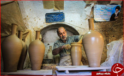 روز صنایع دستی - سفالگری در لالجین همدان + تصاویر