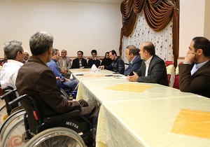 ضیافت افطار جانبازان قطع نخاعی چهارمحال و بختیاری