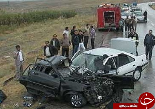 مصدومیت ۸ نفر براثر تصادف دودستگاه خودرو در محور سپیددشت- خرم آباد+عکس