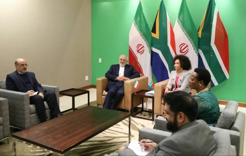 دور اول مذاکرات وزرای خارجه ایران و آفریقای جنوبی برگزار شد