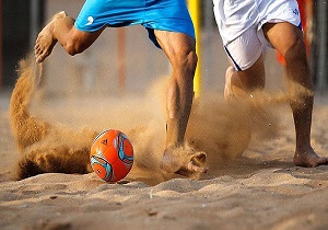 قضاوت داور خراسان جنوبی در رقابت های لیگ کشوری فوتبال ساحلی