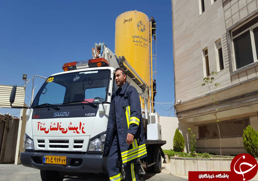مسمومیت ۳ نفر با گیر افتادن در بونکر سیمان + تصاویر