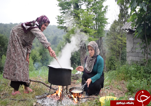 از سحر تا افطار با یک خانواده جنگل نشین