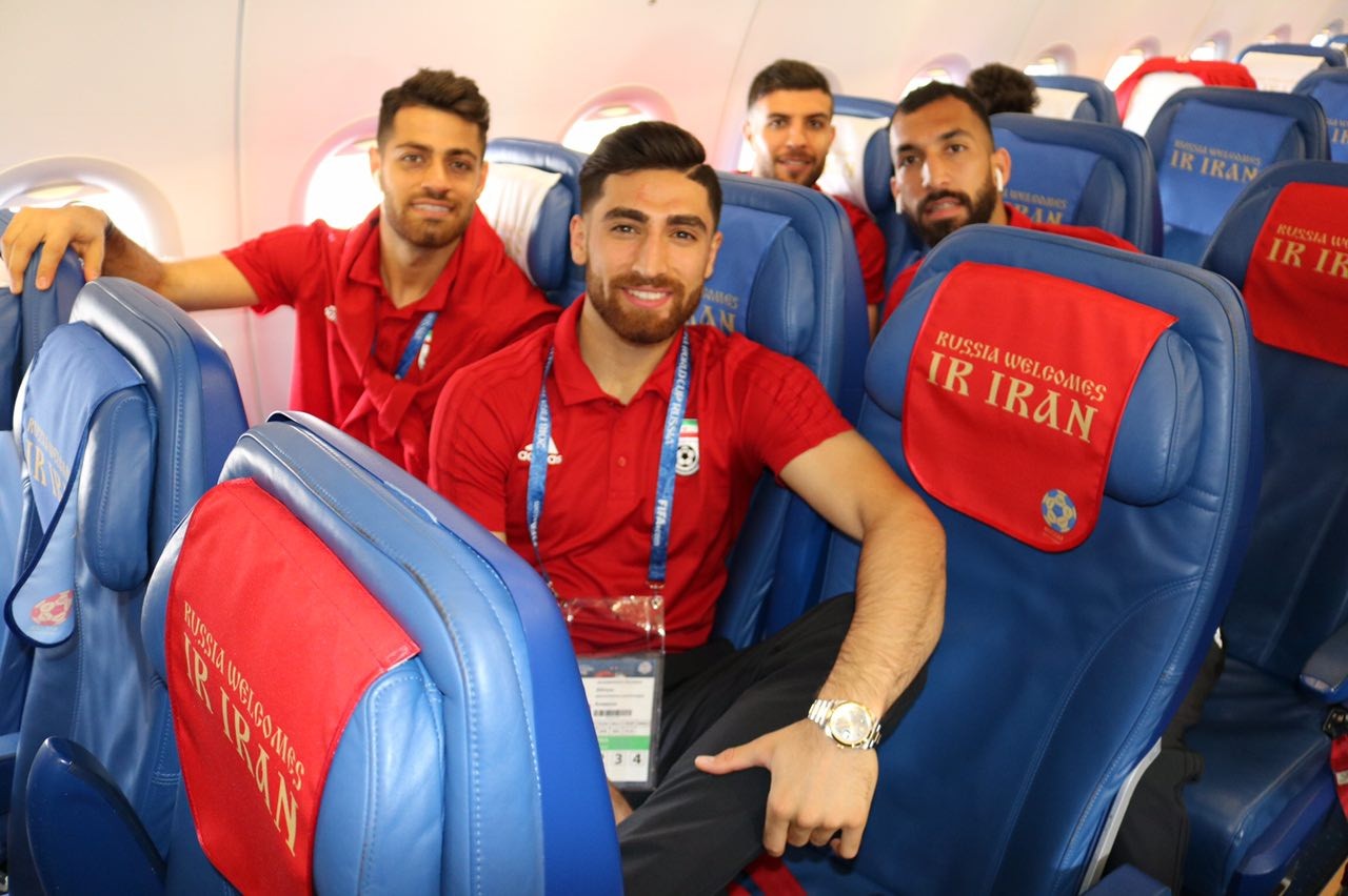 کاروان تیم ملی ایران راهی سن پترزبورگ شد + تصاویر