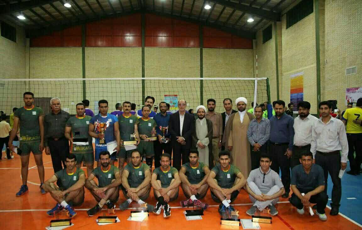 علوم پزشکی الف قهرمان رقابت های والیبال جام رمضان ادارات جیرفت
