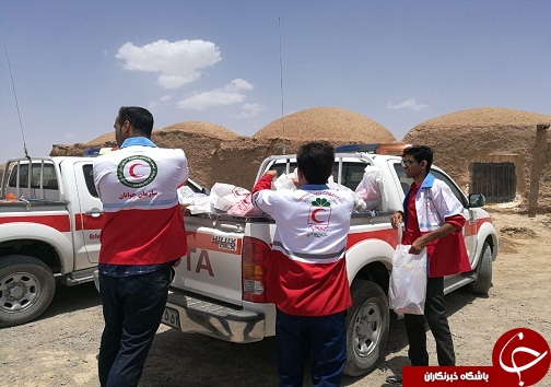 اعزام کاروان نیکو کاری جمعیت هلال احمر به مناطق محروم+تصاویر