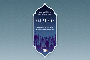AFC،عید سعید فطر را تبریک گفت