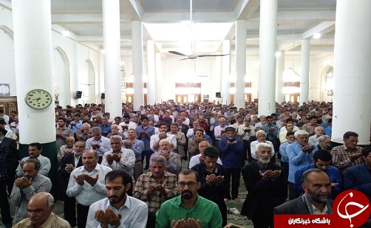 اقامه نماز شکرانه یک ماه بندگی در استان یزد +تصاویر