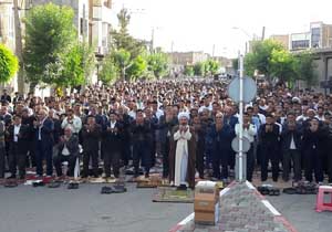 برگزاری نماز عید سعید فطر در "چهاربرج" + فیلم و تصاویر