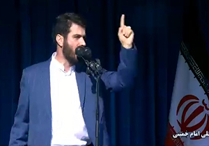 موشک ما که در آفاق شما جولان داد/ شعرخوانی میثم مطیعی در مورد سپاه + فیلم