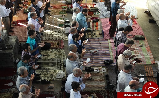 اقامه نماز عید سعید فطر در استان سمنان + تصاویر