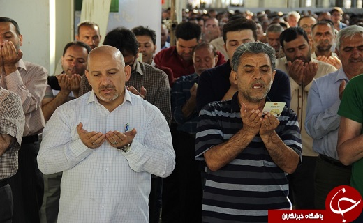اقامه نماز عید سعید فطر در استان سمنان + تصاویر