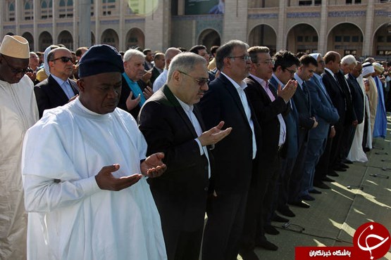 تصاویری دیدنی از مهمانان خارجی نماز عید فطر مصلی تهران