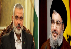 درخواست هنیه از دبیرکل حزب&zwnj;الله درباره پناهندگان فلسطینی