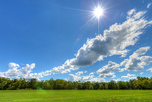 آسمانی آرام برای گلستان