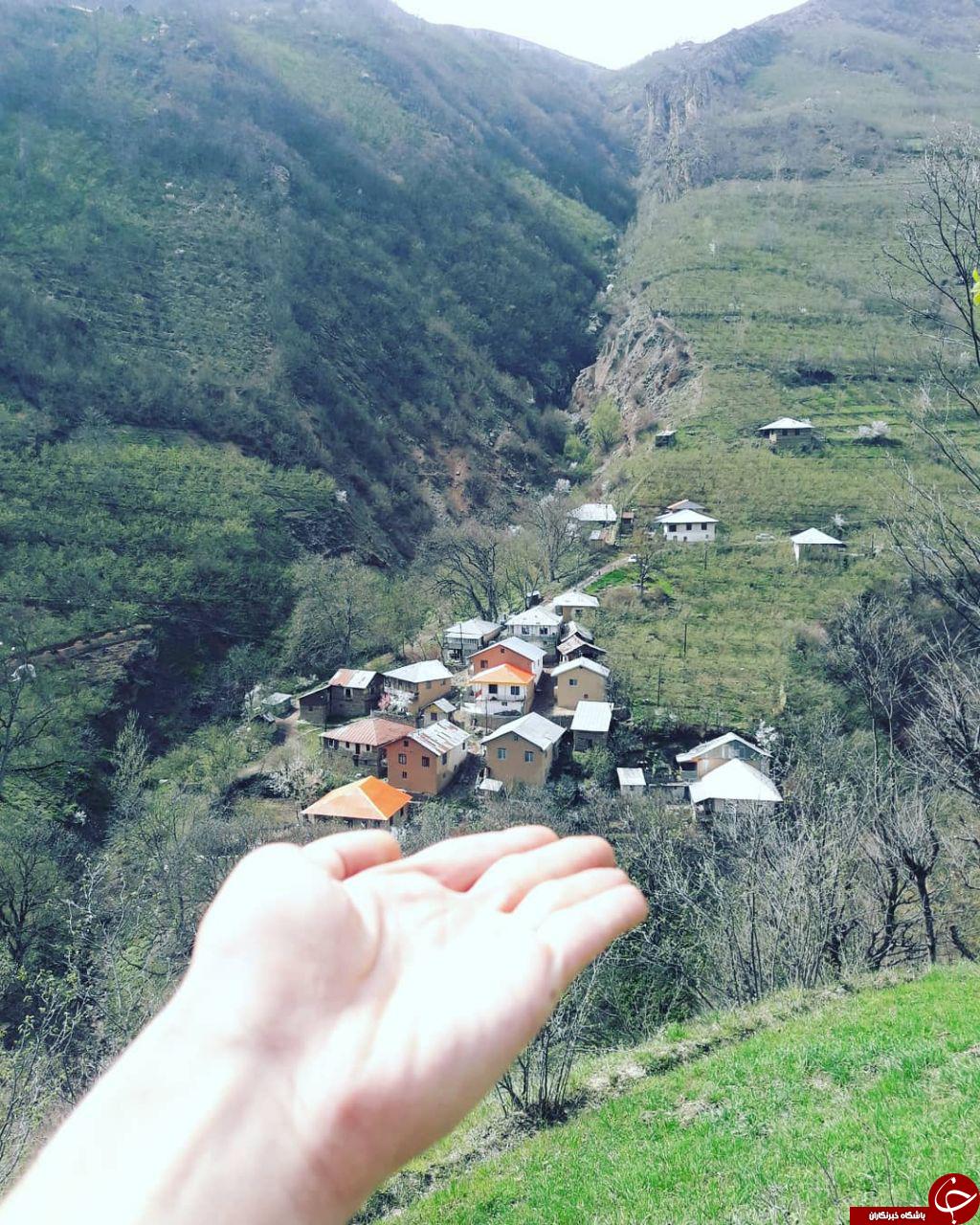 نمایی از طبیعت بکر در روستای شرم&zwnj;دشت + تصاویر