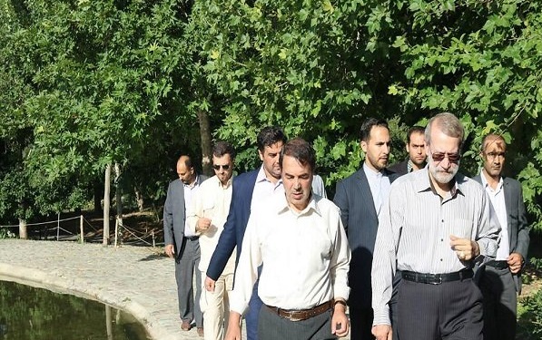 رئیس مجلس از باغ گیاه شناسی ملی ایران بازدید کرد