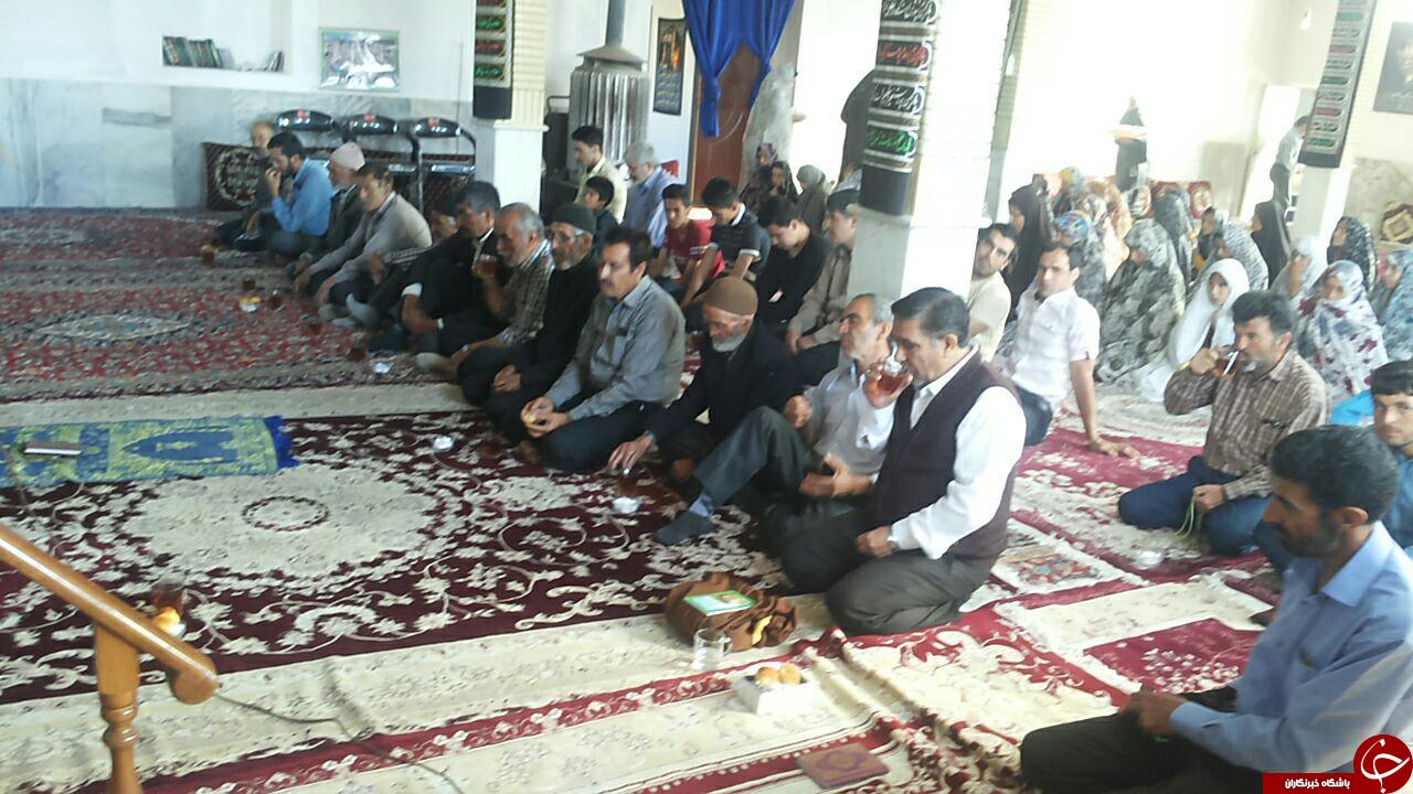 برپایی نماز عید فطر در روستای نوسرا + تصاویر