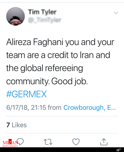 فغانی باید در فینال جام جهانی سوت بزند/ فیفا به چنین داورانی نیاز دارد/ فغانی اعتبار جامعه جهانی داوری است