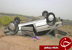 ۱ کشته و ۵ مصدوم براثر واژگونی خودرو در جاده خرم آباد الشتر+عکس