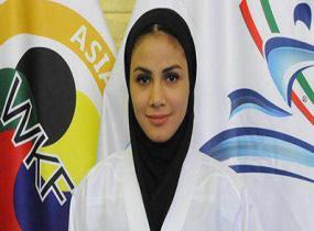 حضور بانوی گیلانی در تیم ملی کاراته