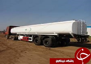 رها شدن سوپاپ و تخلیه مخزن گاز مایع تانکر حمل سوخت در عوارضی آزادراه خرم آباد اندیمشک