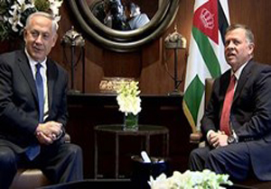 دیدار نتانیاهو با پادشاه اردن در امان
