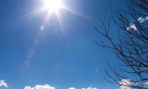 آسمانی صاف پدیده جوی غالب در زنجان