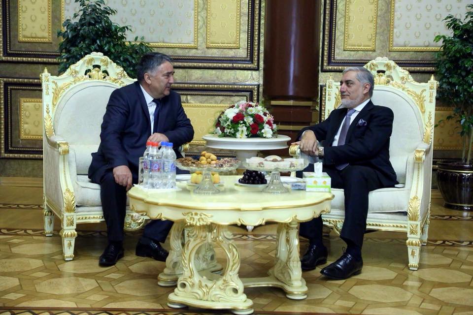 عبدالله عبدالله به تاجیکستان سفر کرد