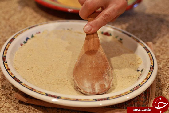 آموزش تصویری تهیه حلوای زنجبیلی