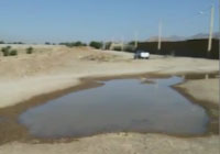 گلایه از هدررفت آب شرب در نجف‌آباد + فیلم