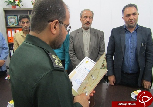 تودیع و معارفه فرمانده حوزه مقاومت بسیج دانش آموزی کارون